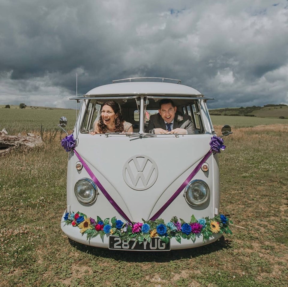 Splitscreen Camper Van Wedding Hire - Bus and Bug Vintage Weddings